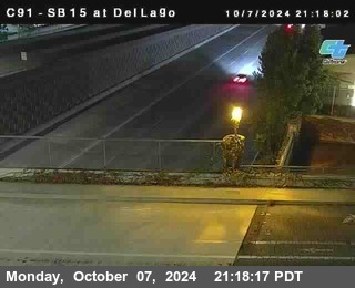 SB 15 at Del Lago bridge