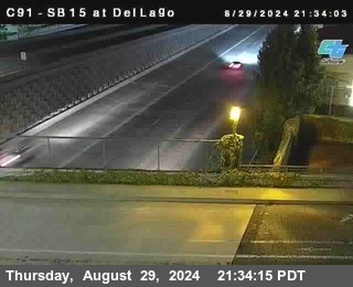 SB 15 at Del Lago bridge