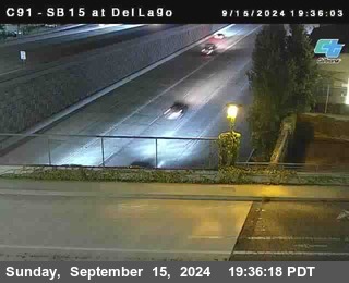 SB 15 at Del Lago bridge