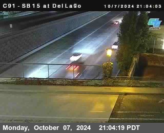 SB 15 at Del Lago bridge