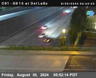 SB 15 at Del Lago bridge