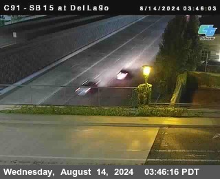 SB 15 at Del Lago bridge