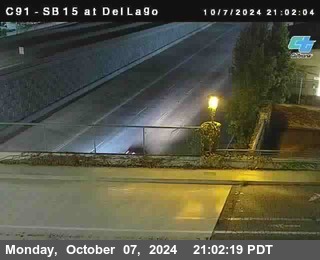 SB 15 at Del Lago bridge