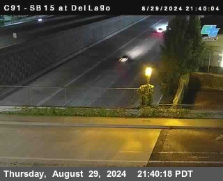 SB 15 at Del Lago bridge