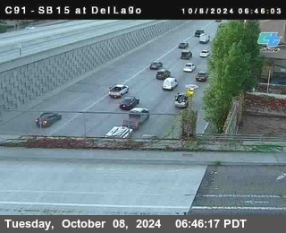 SB 15 at Del Lago bridge