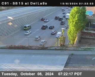 SB 15 at Del Lago bridge