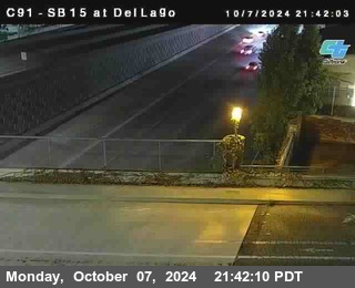 SB 15 at Del Lago bridge