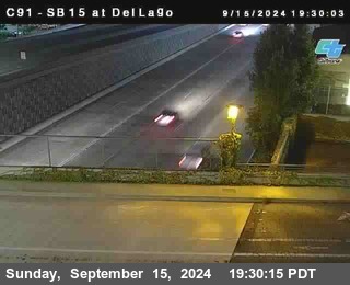 SB 15 at Del Lago bridge