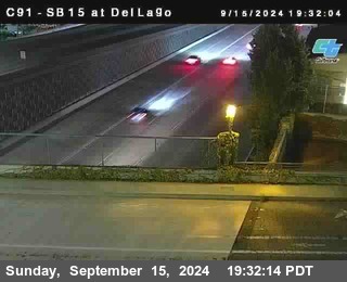 SB 15 at Del Lago bridge