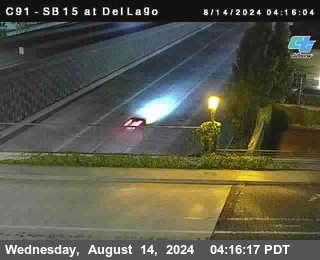 SB 15 at Del Lago bridge