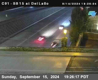 SB 15 at Del Lago bridge