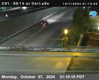 SB 15 at Del Lago bridge