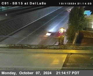 SB 15 at Del Lago bridge