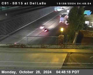 SB 15 at Del Lago bridge