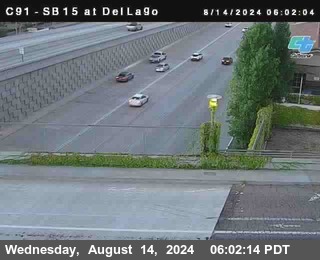 SB 15 at Del Lago bridge