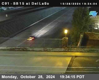 SB 15 at Del Lago bridge