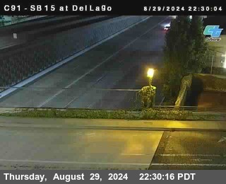 SB 15 at Del Lago bridge