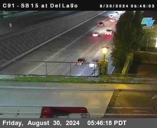 SB 15 at Del Lago bridge