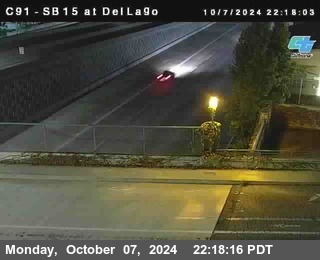 SB 15 at Del Lago bridge