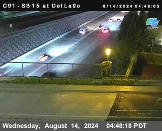 SB 15 at Del Lago bridge