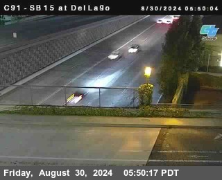 SB 15 at Del Lago bridge