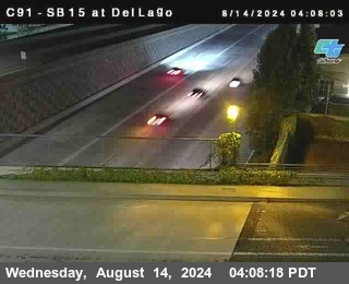 SB 15 at Del Lago bridge