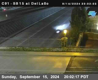 SB 15 at Del Lago bridge