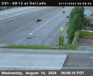 SB 15 at Del Lago bridge