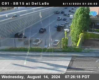 SB 15 at Del Lago bridge