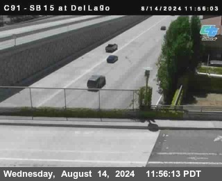 SB 15 at Del Lago bridge