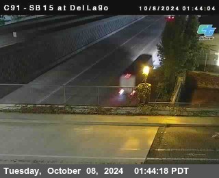 SB 15 at Del Lago bridge