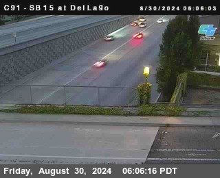 SB 15 at Del Lago bridge