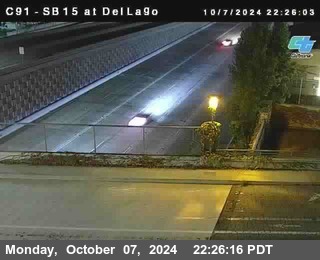 SB 15 at Del Lago bridge