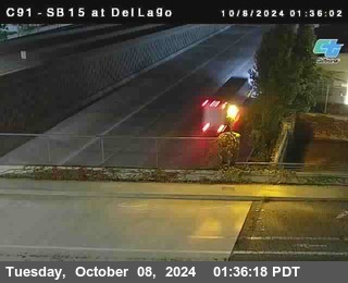 SB 15 at Del Lago bridge