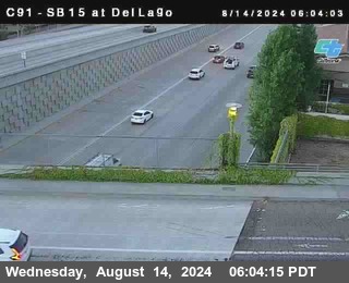 SB 15 at Del Lago bridge