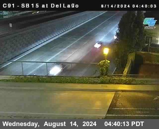 SB 15 at Del Lago bridge