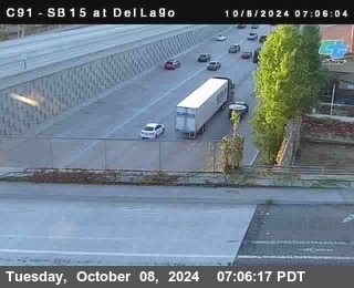 SB 15 at Del Lago bridge