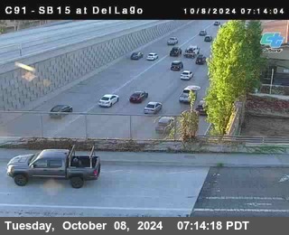 SB 15 at Del Lago bridge