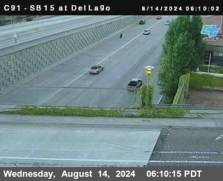 SB 15 at Del Lago bridge