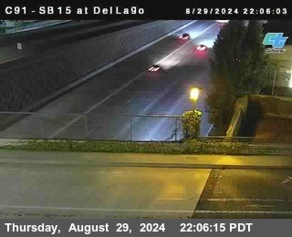 SB 15 at Del Lago bridge