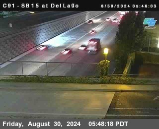 SB 15 at Del Lago bridge