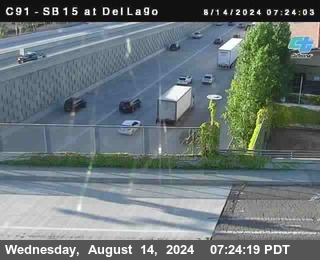 SB 15 at Del Lago bridge