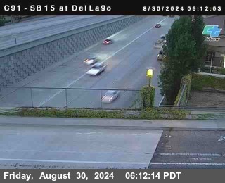 SB 15 at Del Lago bridge