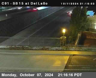 SB 15 at Del Lago bridge