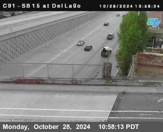 SB 15 at Del Lago bridge