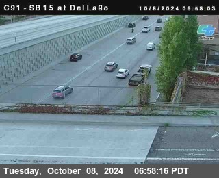 SB 15 at Del Lago bridge