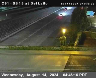 SB 15 at Del Lago bridge