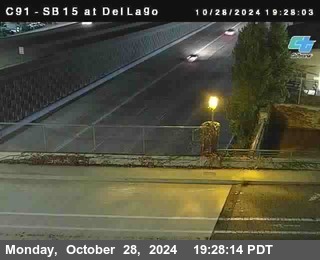 SB 15 at Del Lago bridge