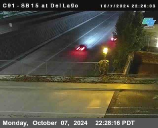 SB 15 at Del Lago bridge