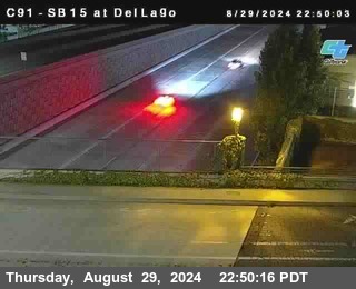 SB 15 at Del Lago bridge